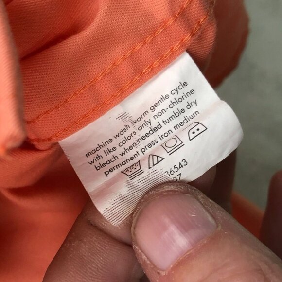 Izod Mens Dress Shirt Size 3XL 19 Neck Long Sleeve Button-Up Wrinkle-Free Twill - Picture 9 of 11